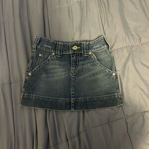 Vintage old navy mini denim skirt